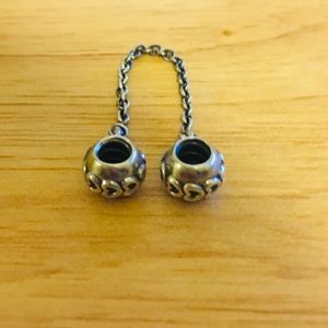 Authentic Pandora Love Connection Safety Chain
